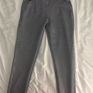 Black and White Checkered Pants